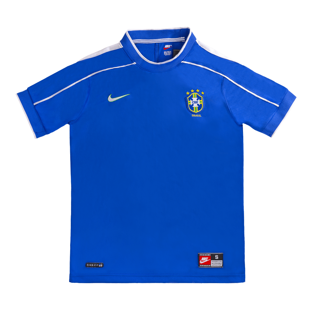 Retro 1998 Brazil Away Soccer Jersey