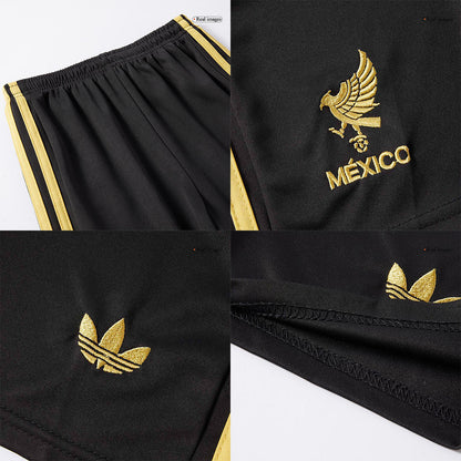 Mexico Third Away Kids Soccer Jerseys Kit 2025 - Gold Cup