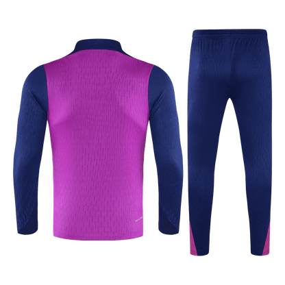 Barcelona 1/4 Zip Tracksuit 2025/26 Purple
