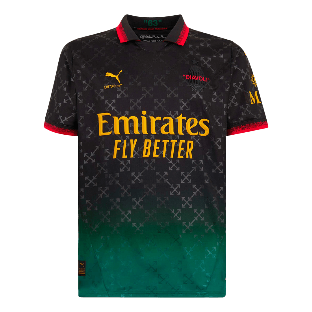 Gift-AC Milan Fourth Away Soccer Jersey 2024/25