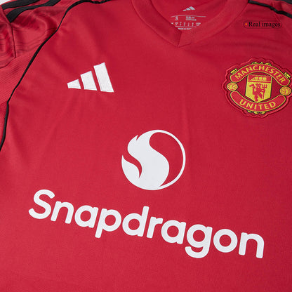 B.FERNANDES #8 Εντός έδρας ποδοσφαιρική φανέλα Manchester United 2025/26