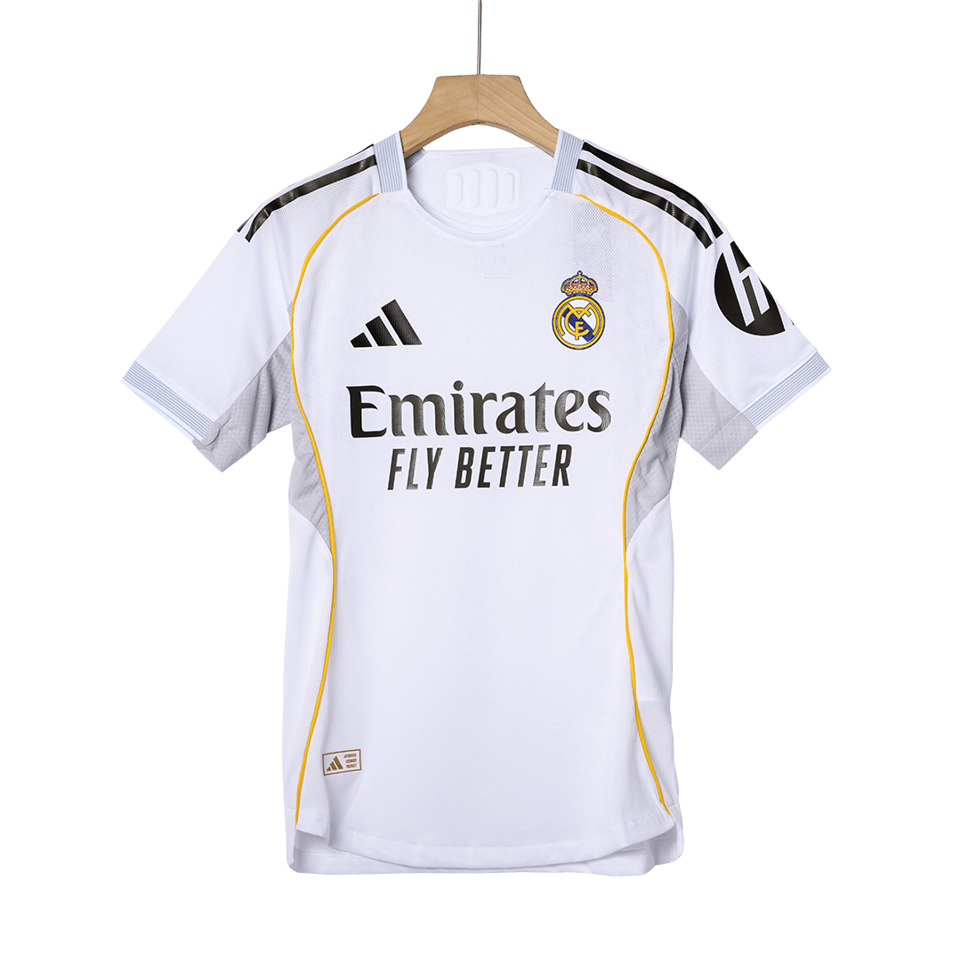 HUIJSEN #24 Real Madrid Home Authentic Soccer Jersey 2025/26