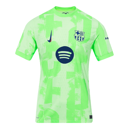 Authentic LEWANDOWSKI #9 Soccer Jersey Barcelona Third Away Shirt 2024/25 UCL Spotify Logo Without Text