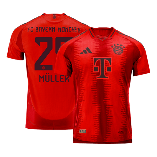 Αυθεντική ποδοσφαιρική φανέλα MULLER #25 Bayern Munich εντός έδρας φανέλα 2024/25