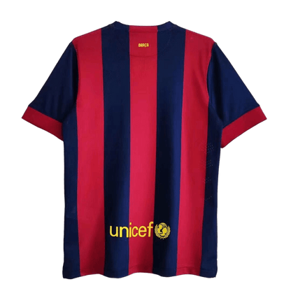 Retro MESSI #10 2014/15 Barcelona Home Soccer Jersey