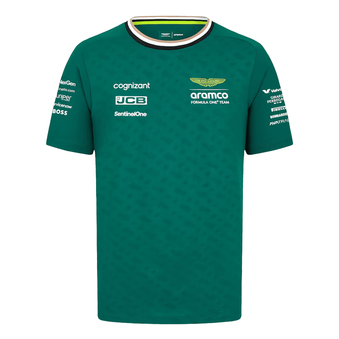 Aston Martin Aramco Cognizant F1 Racing Team Fernando Alonso Driver T-Shirt 2024 Football Kit UK