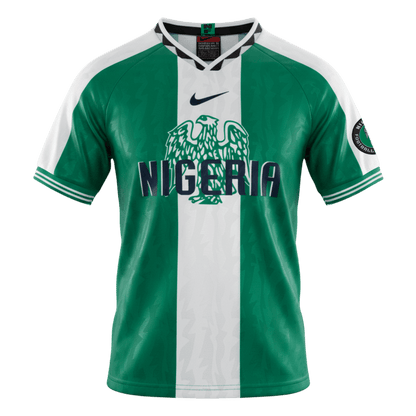 Retro Soccer Jersey Nigeria Home 1996