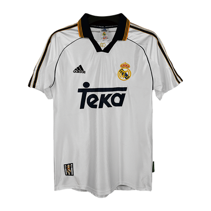Retro Jersey  RAUL #7 Real Madrid Retro Jersey Home Soccer Shirt 1998/00