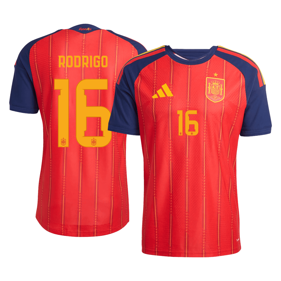 Ισπανία φανέλα Εντός Παγκόσμιο Κύπελλο 2026 RODRIGO #16 - Match Version