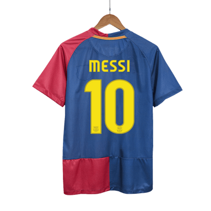 MESSI #10 Home Retro Jersey Soccer Jersey 2008/09 - UCL UCL Final
