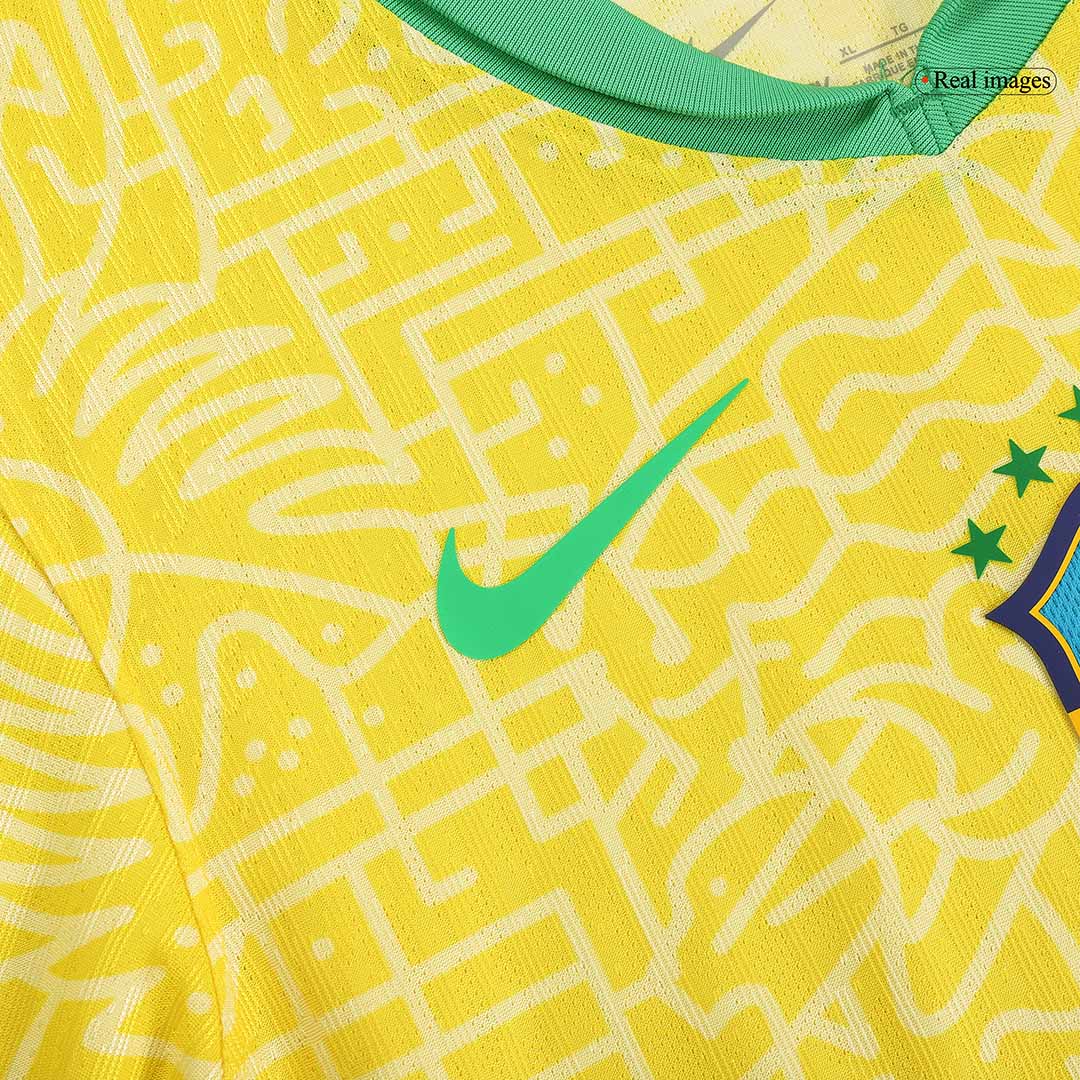 Αυθεντική φανέλα ποδοσφαίρου Jersey Brazil Brazil 2024