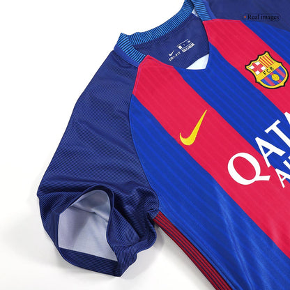 Μπαρτσελόνα Ρετρό φανέλα Εντός 2016/17 MESSI #10