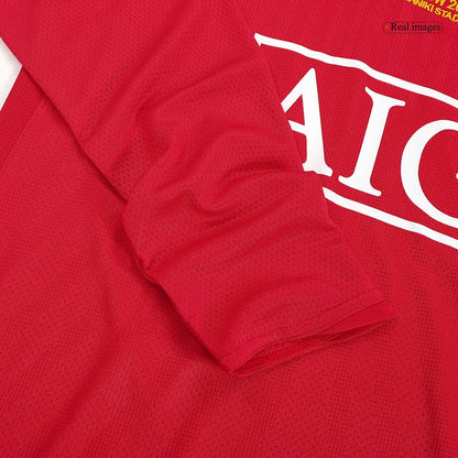 RONALDO #7 Manchester United Retro Jersey Home Soccer Shirt 2007/08 - UCL Final