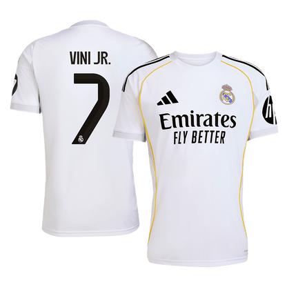 VINI JR. #7 Φανέλα εντός έδρας ποδοσφαίρου Ρεάλ Μαδρίτης 2025/26