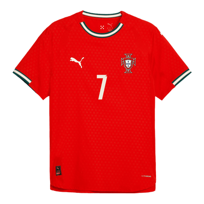 Authentic  RONALDO #7 Portugal Home Soccer Jersey 2025 Red