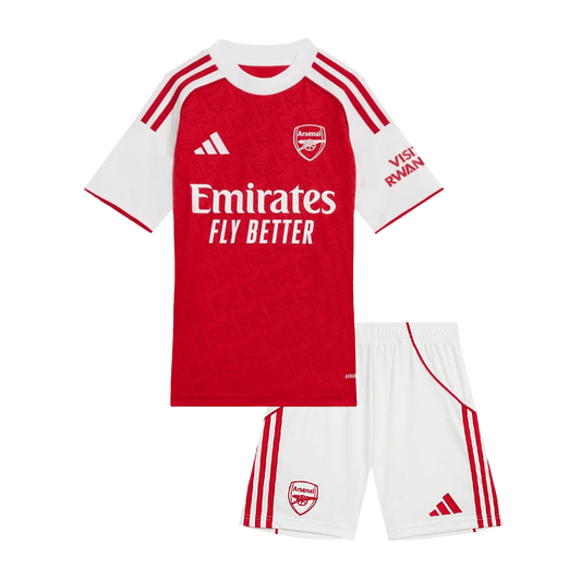 Παιδικό Σετ Εντός Έδρας Arsenal 2025/26 (Φανέλα + Σορτσάκι) Κόκκινο