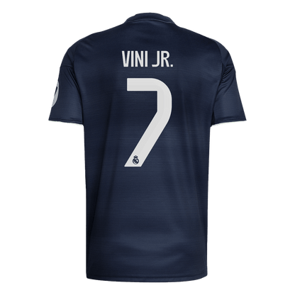 VINI JR. #7 Φανέλα εκτός έδρας ποδοσφαίρου Ρεάλ Μαδρίτης 2025/26
