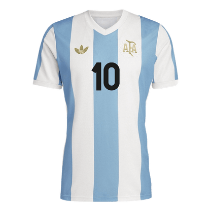 MESSI #10 Προσαρμοσμένη φανέλα φανέλα ποδοσφαίρου Αργεντινής 2024 50η επέτειος