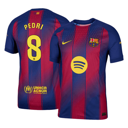 PEDRI #8 Αυθεντική Φανέλα Ποδοσφαίρου Barcelona Home 2025/26