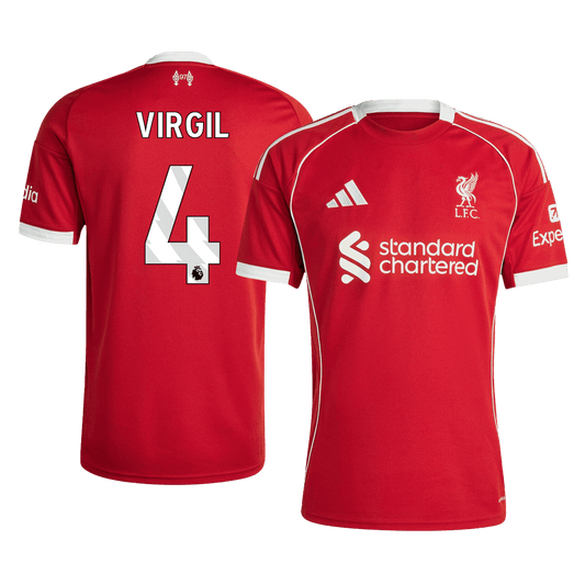VIRGIL #4 Liverpool Εντός Έδρας Φανέλα Ποδοσφαίρου 2025/26