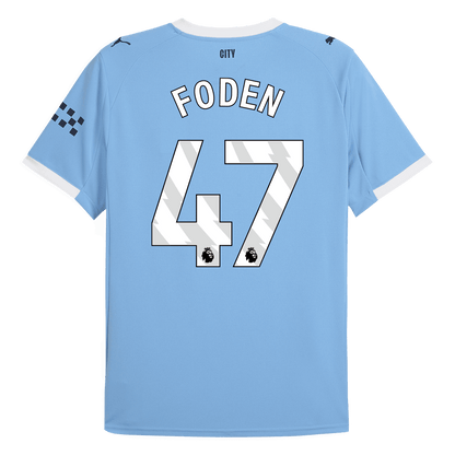 FODEN #47 Φανέλα ποδοσφαίρου Manchester City εντός έδρας 2025/26 Μπλε