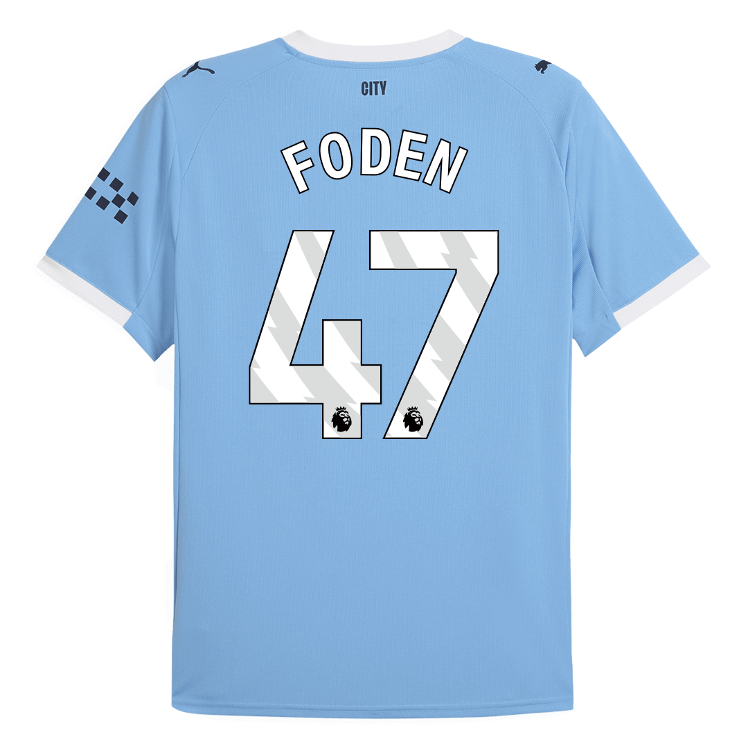 FODEN #47 Μάντσεστερ Σίτι Εντός ποδόσφαιρο Τζέρσεϊ 2025/26 Μπλε