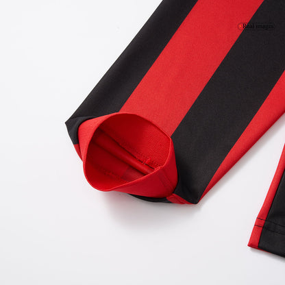 Ρετρό φανέλα ποδοσφαίρου AC Milan με μακριά μανίκια, 125η επέτειος 2024/25