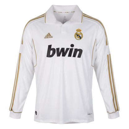 Retro Soccer Jersey Real Madrid Home Long Sleeve 2011/12