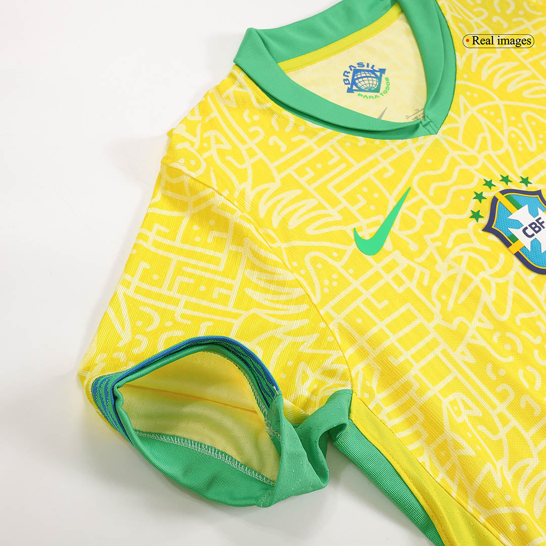 Αυθεντική φανέλα ποδοσφαίρου Jersey Brazil Brazil 2024