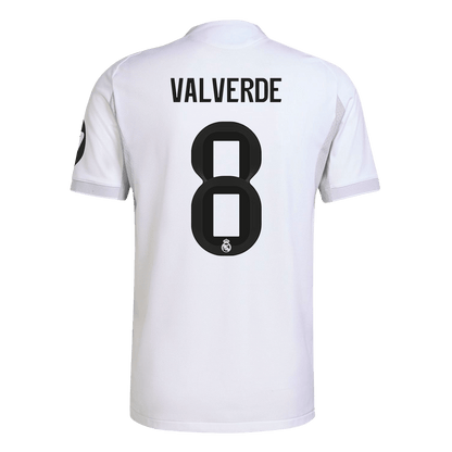 VALVERDE #8 Real Madrid Home Authentic Soccer Jersey 2025/26