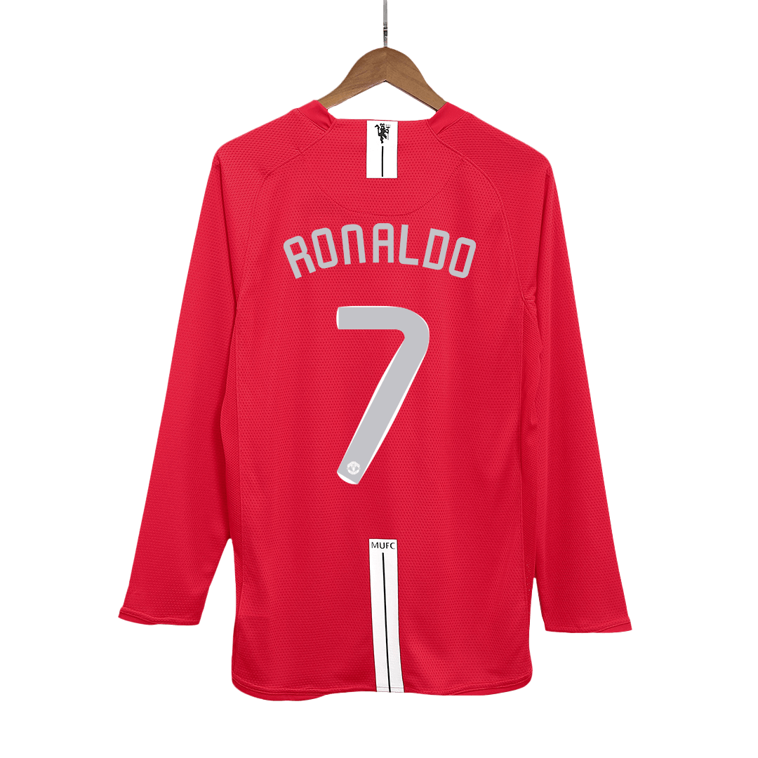 RONALDO #7 Μάντσεστερ Γιουνάιτεντ ρετρό φανέλα ποδοσφαίρου 2007/08