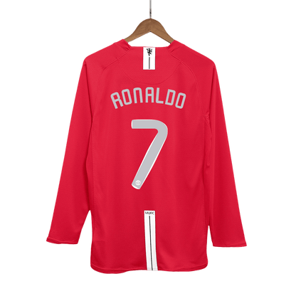 RONALDO #7 Μάντσεστερ Γιουνάιτεντ ρετρό φανέλα ποδοσφαίρου 2007/08