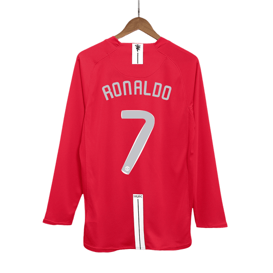 RONALDO #7 Μάντσεστερ Γιουνάιτεντ ρετρό φανέλα ποδοσφαίρου 2007/08