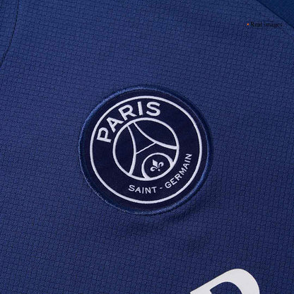 KVARATSKHELIA #7 Φανέλα Ποδοσφαίρου PSG Τέταρτη Εκτός έδρας Προσαρμοσμένη Μπλούζα 2024/25 - UCL