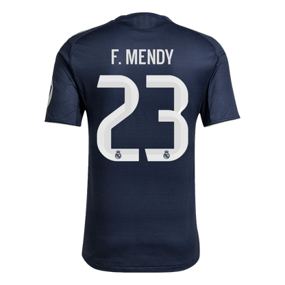 F.MENDY #23 Real Madrid Away Authentic Soccer Jersey 2025/26