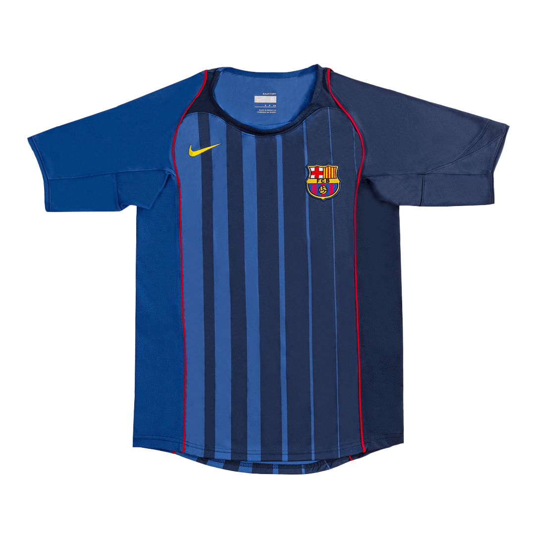 MESSI #30 Ρετρό φανέλα Μπαρτσελόνα Εκτός έδρας ποδοσφαιρική φανέλα 2004/05