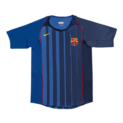MESSI #30 Ρετρό φανέλα Μπαρτσελόνα Εκτός έδρας ποδοσφαιρική φανέλα 2004/05