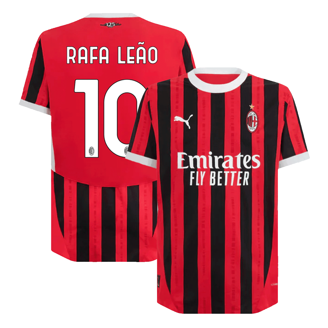 RAFA LEAO #10 Soccer Jersey AC Milan Home Shirt 2024/25