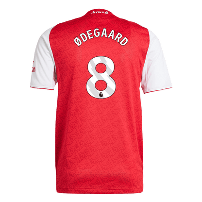 ØDEGAARD #8 Αυθεντική φανέλα εντός έδρας ποδοσφαίρου Arsenal 2025/26 Κόκκινο