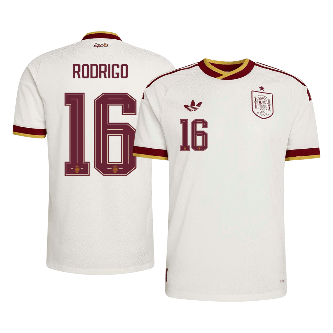Ισπανία φανέλα Εκτός Παγκόσμιο Κύπελλο 2026 RODRIGO #16 - Match Version