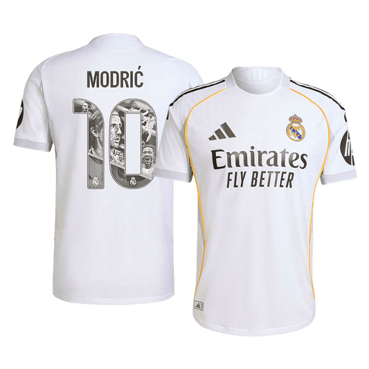 Ειδική αυθεντική φανέλα εντός έδρας Real Madrid 2025/26 με το όνομα MODRIC #10