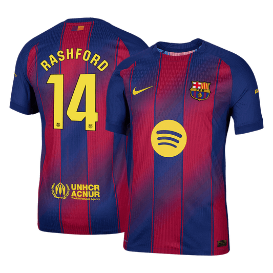 RASHFORD #14 Αυθεντική Φανέλα Ποδοσφαίρου Barcelona Home 2025/26