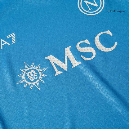 Kid's Napoli Home Soccer Jersey Kit(Jersey+Shorts) 2024/25
