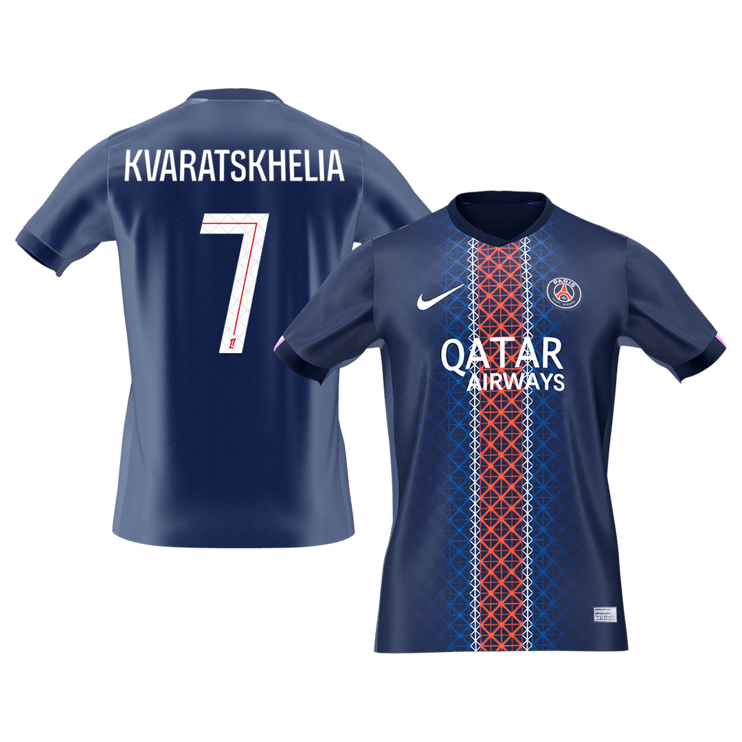 PSG φανέλα Εντός 2025/26 KVARATSKHELIA #7 - Premium
