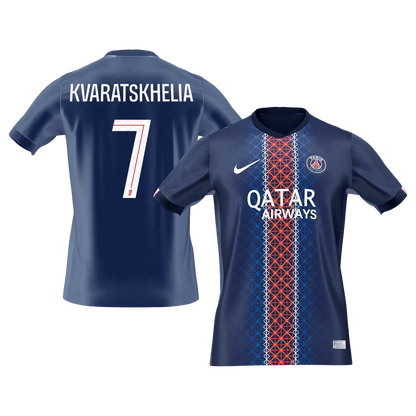 PSG φανέλα Εντός 2025/26 KVARATSKHELIA #7 - Premium
