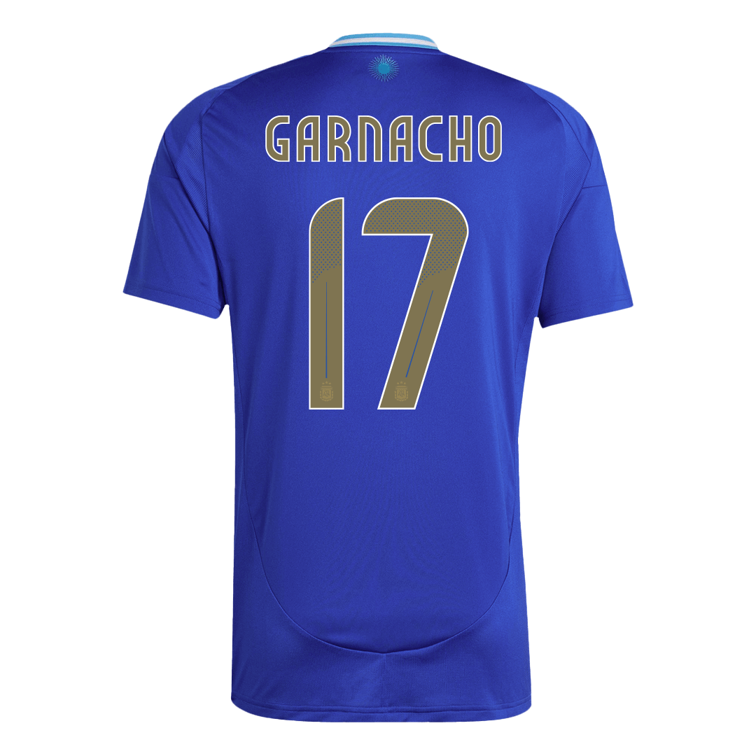 GARNACHO #17 Προσαρμοσμένη φανέλα Argentina Soccer Jersey Away 2024