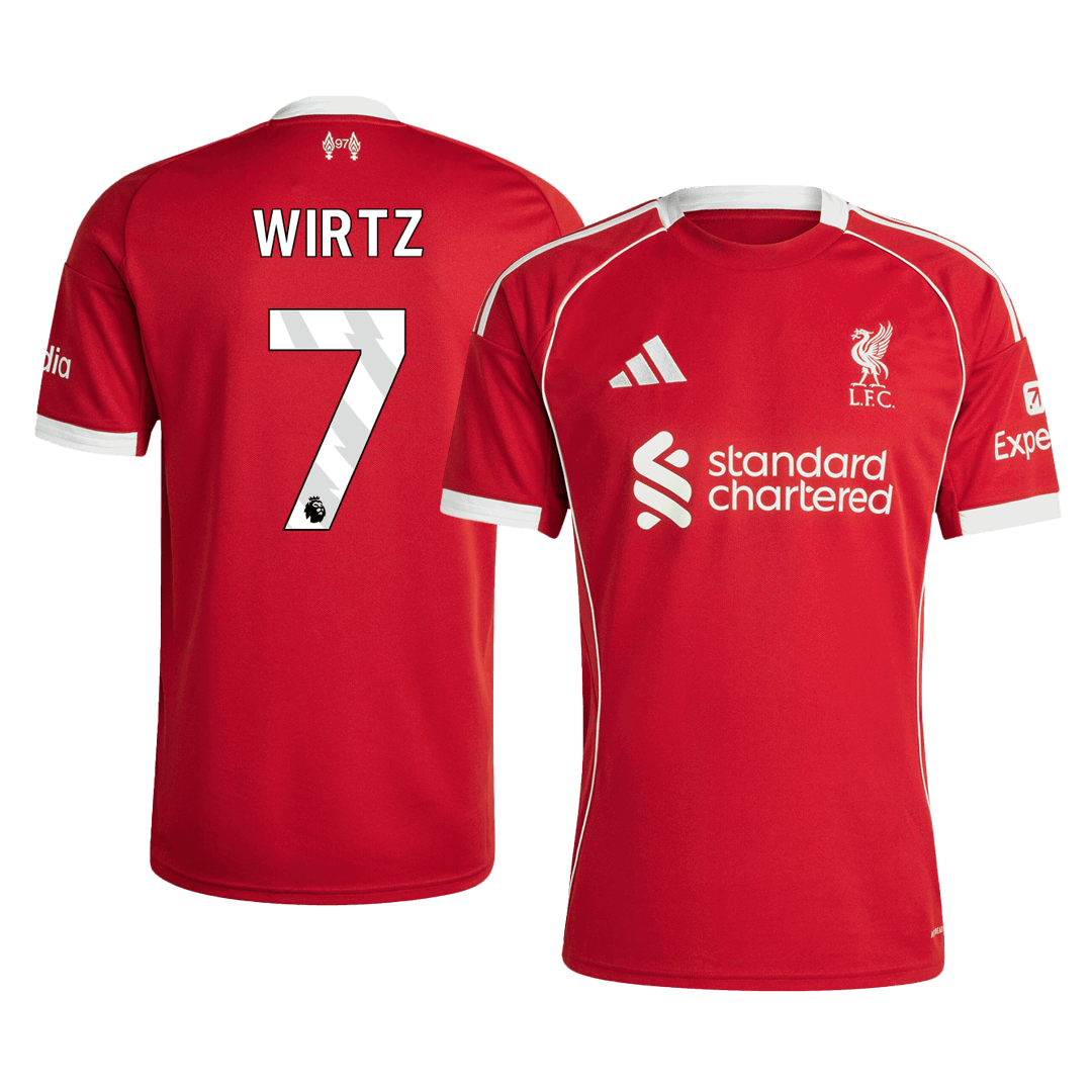 WIRTZ #7 Liverpool Εντός Έδρας Φανέλα Ποδοσφαίρου 2025/26