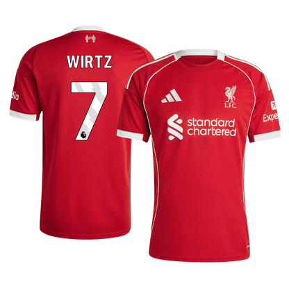 WIRTZ #7 Liverpool Εντός Έδρας Φανέλα Ποδοσφαίρου 2025/26