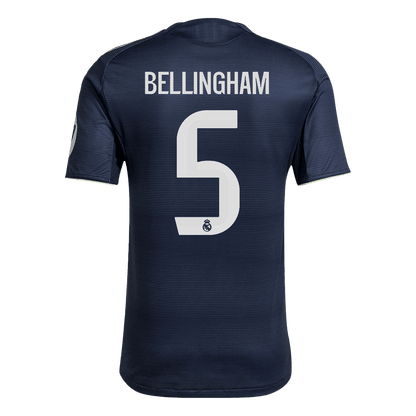 BELLINGHAM #5 Real Madrid Away Authentic Soccer Jersey 2025/26