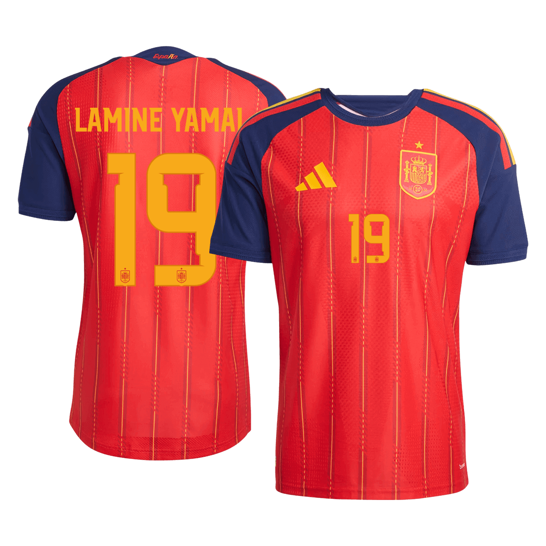 Ισπανία φανέλα Εντός Παγκόσμιο Κύπελλο 2026 LAMINE YAMAL #19 - Match Version